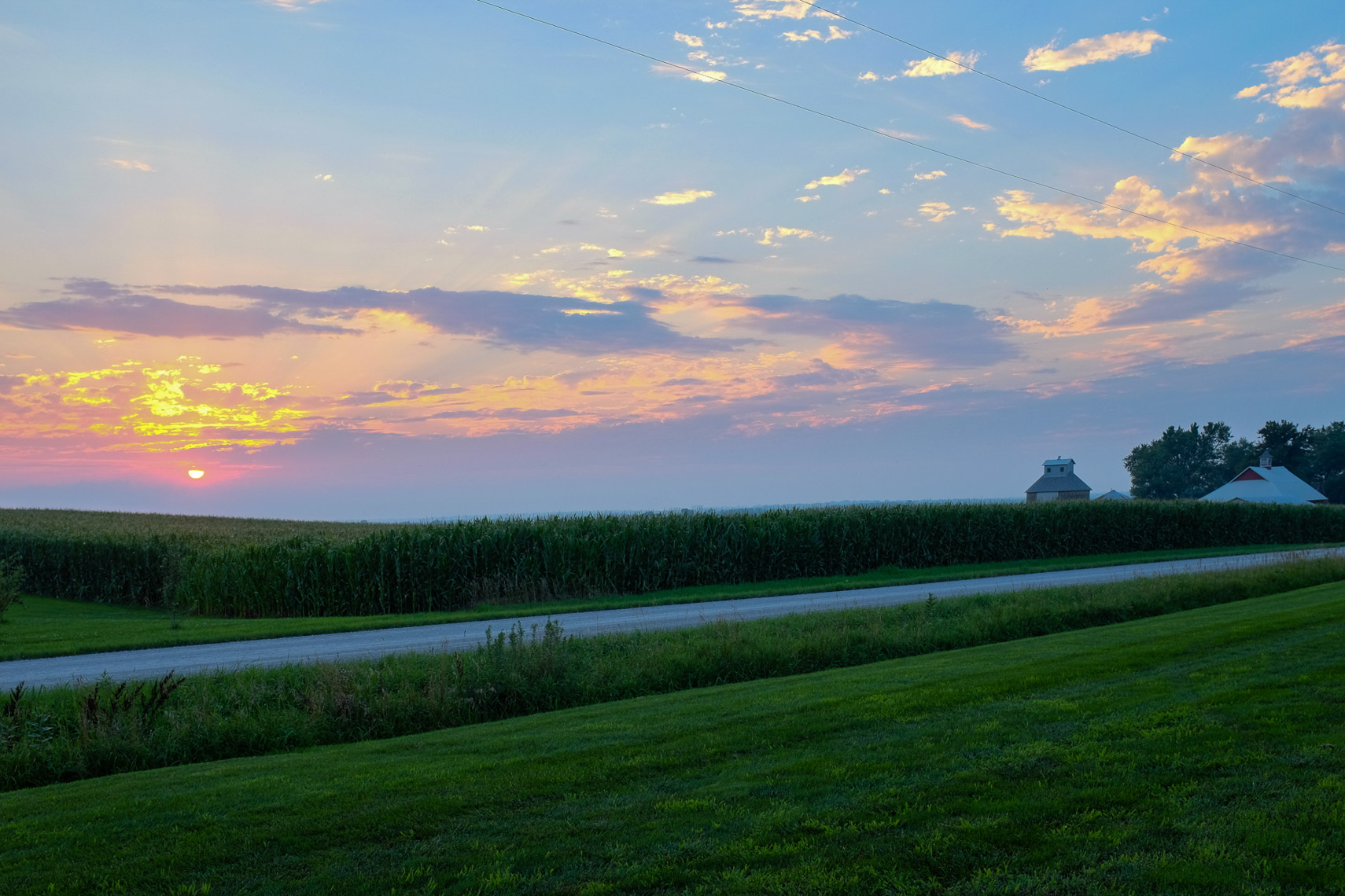 IOWA_Farm_Sunset